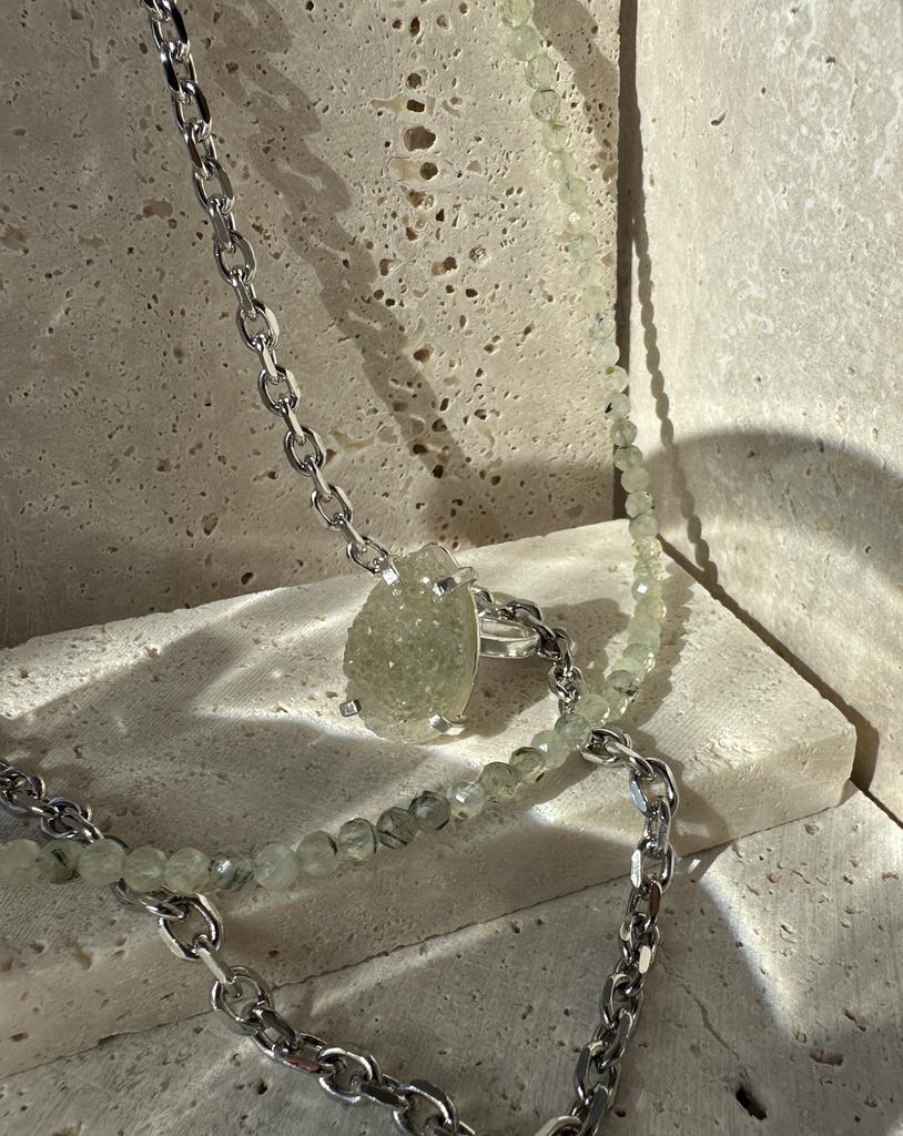 Кольцо с агатом