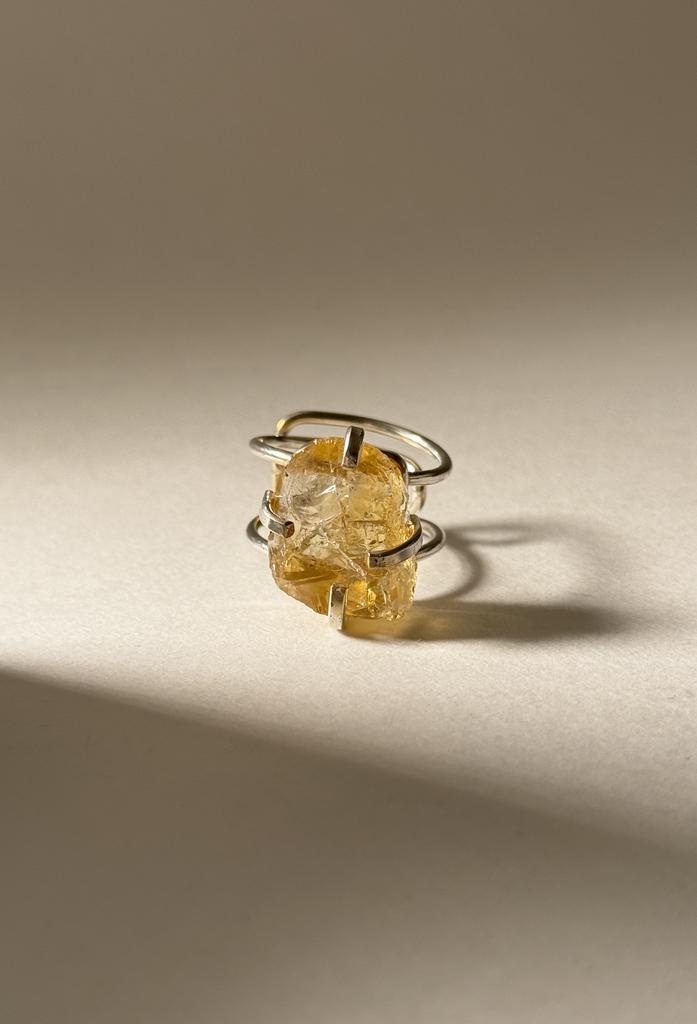 Кольцо с цитрином