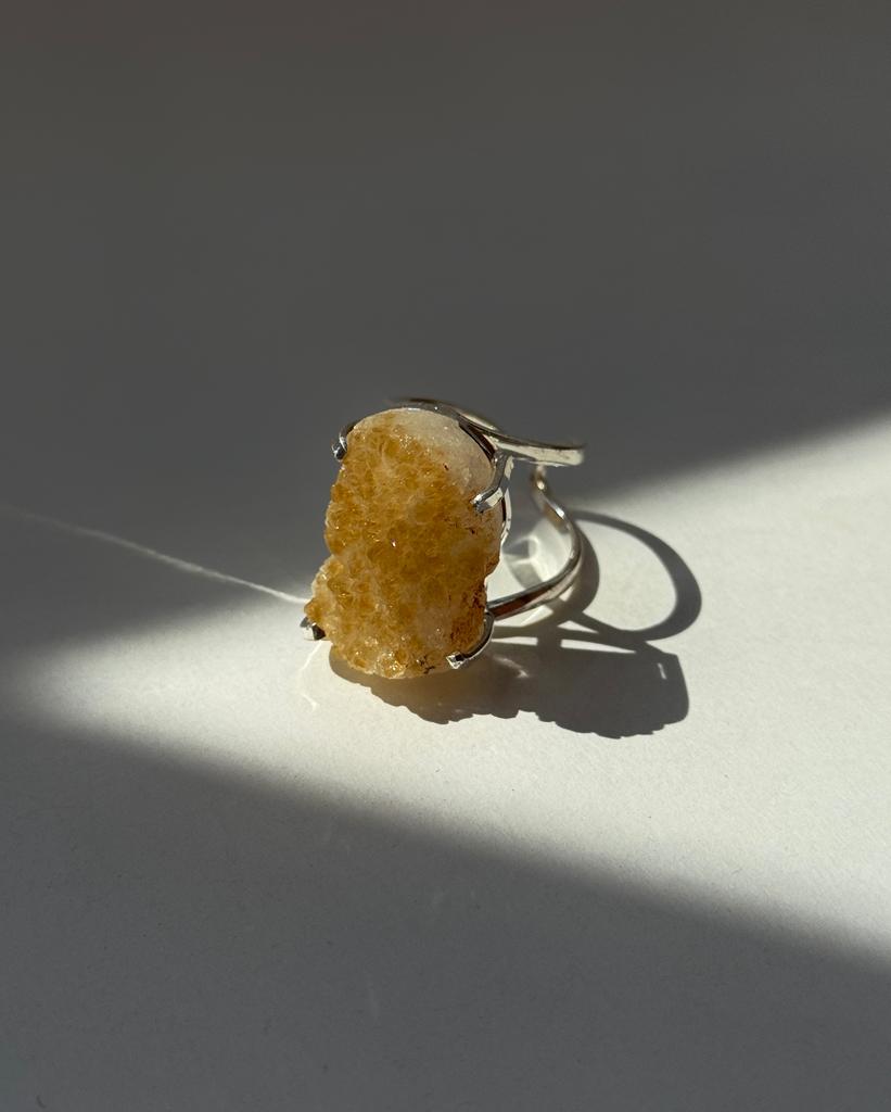 Кольцо с цитрином