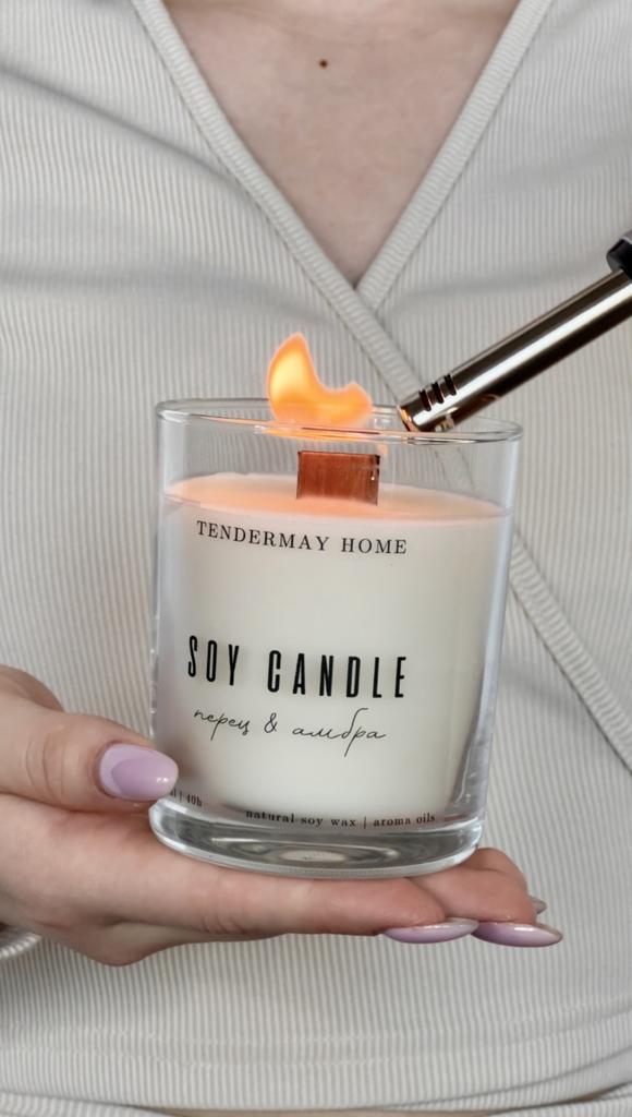 Свеча МЕД И СЛИВА 250 мл