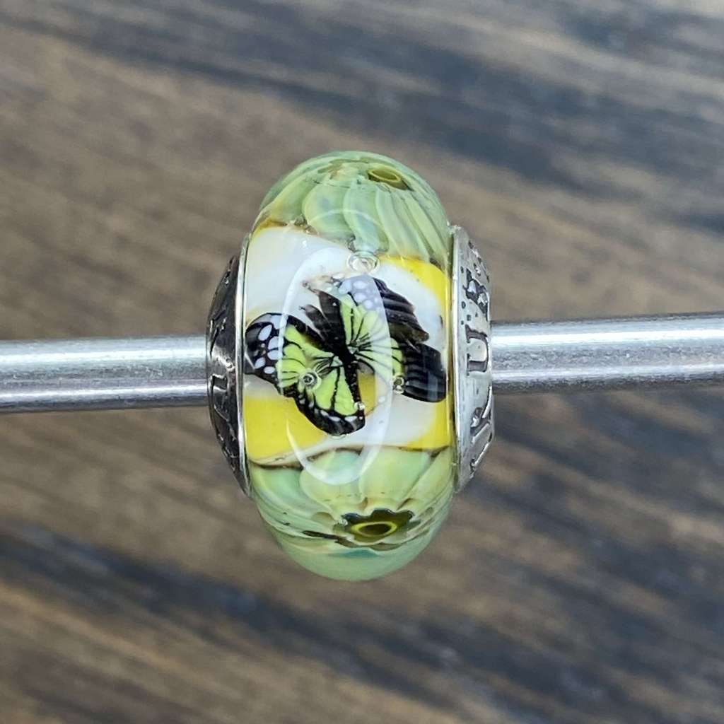 Sat AQUARIUM 5 green butterfly