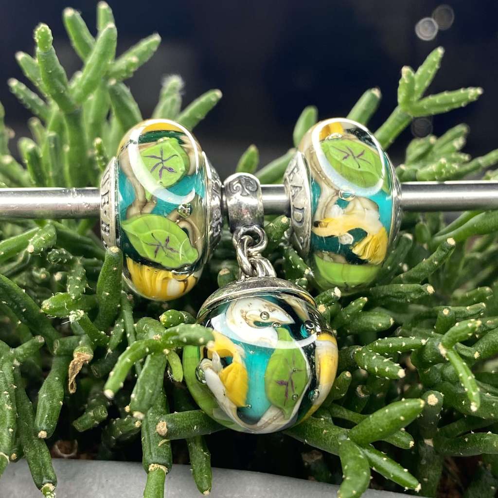 Sunday AQUARIUM  2 emerald full fish set