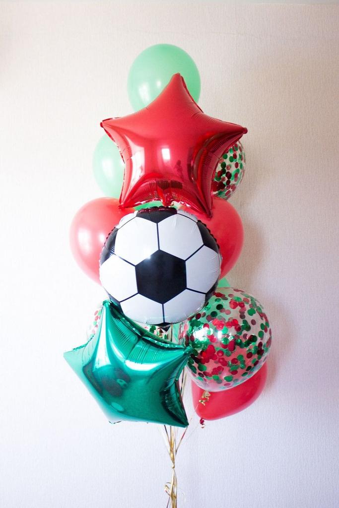 фотография шаров для мальчика на белом фоне