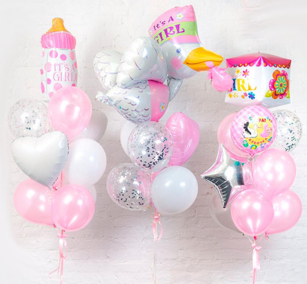 фотография шары на белом фоне