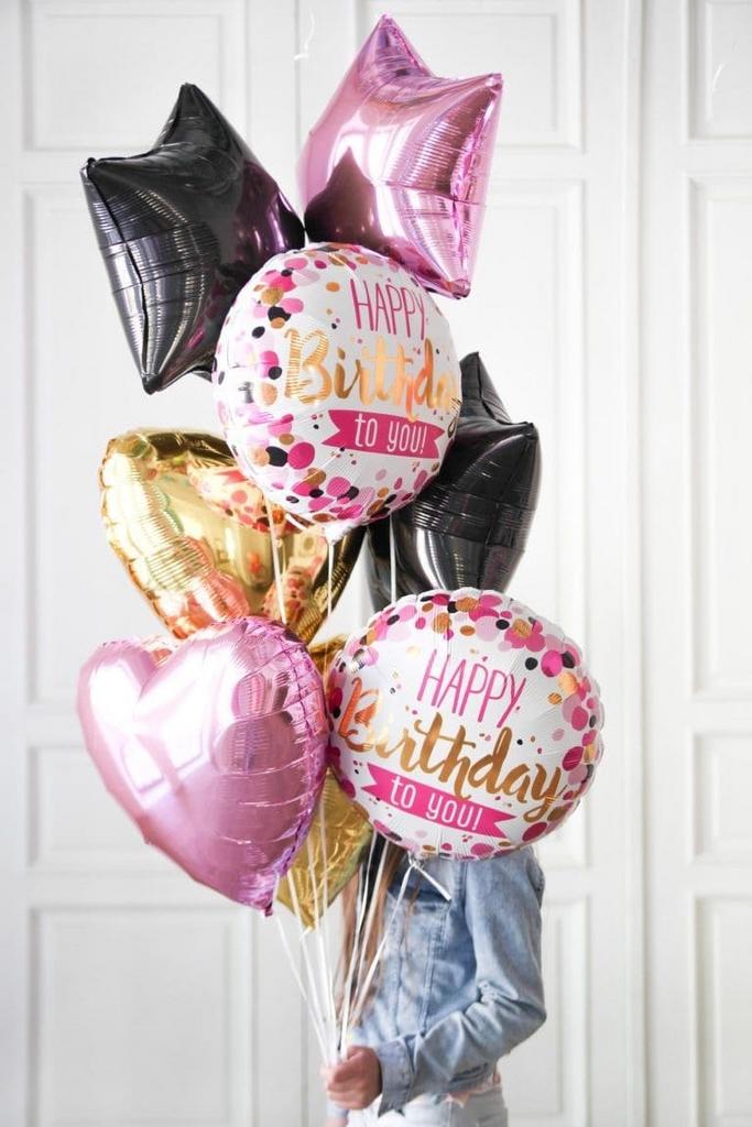 фото шаров с днём рождения с человеком