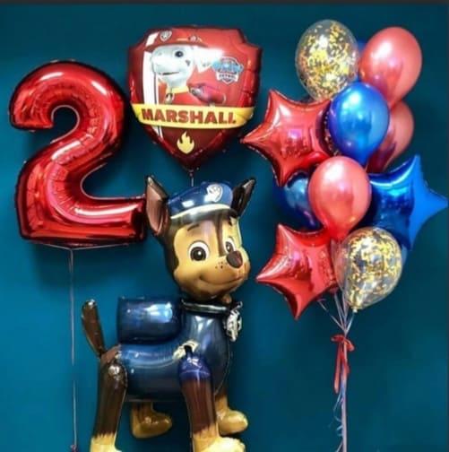 фото букета шаров с Чейзом