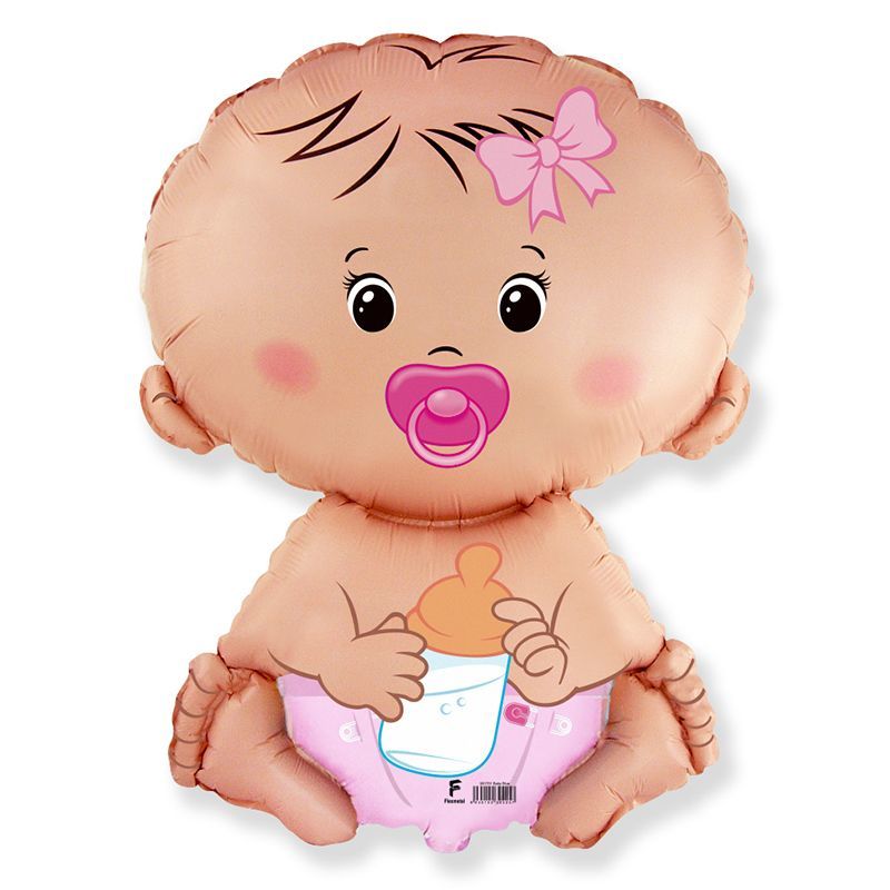 Фольгированный шар малышка с соской