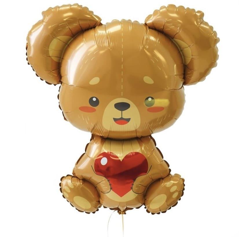 фото пример фольгированного шара медведь