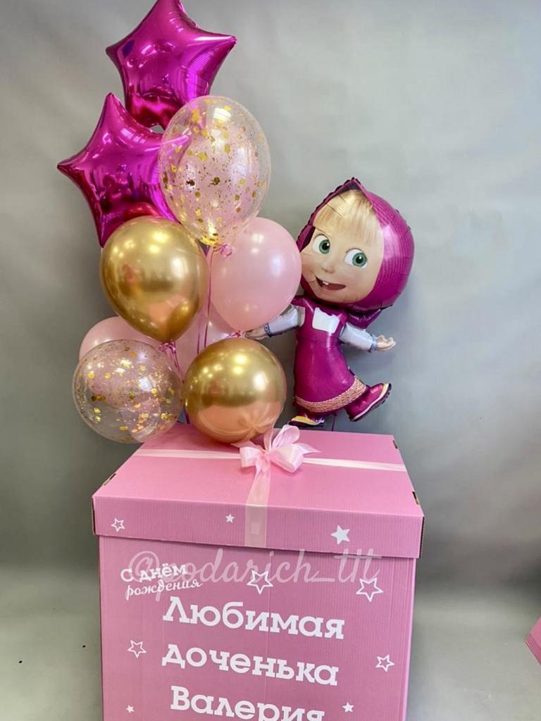 фотография коробка сюрприз для девочки