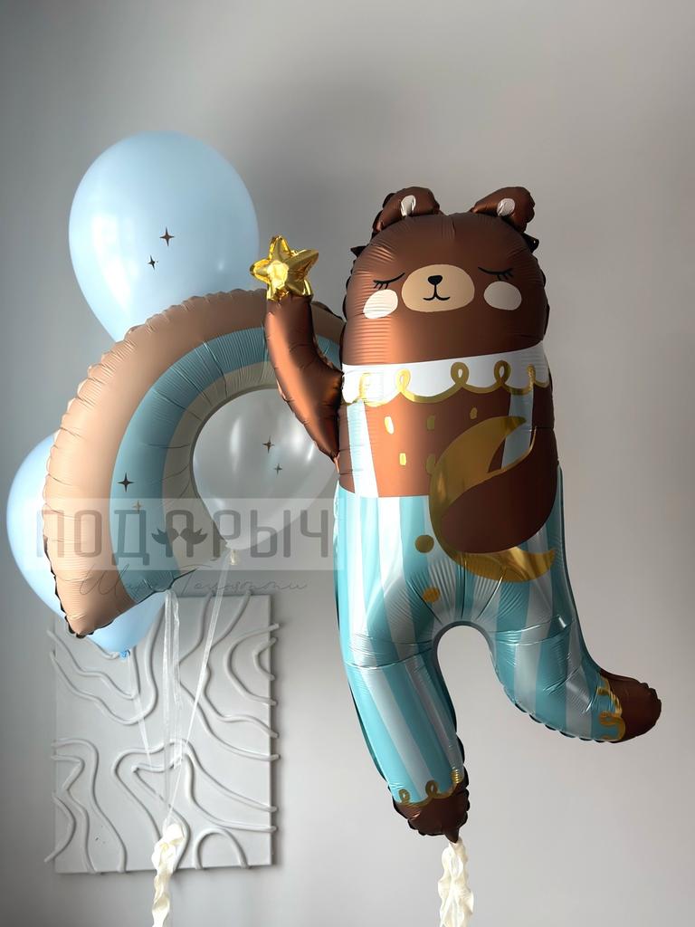 Сет шаров на выписку для мальчика