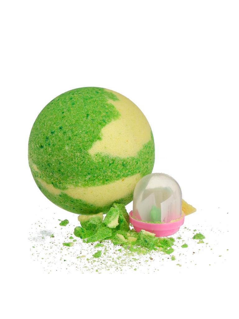 Шарик для ванны с игрушкой БАНАН С СЮРПРИЗОМ