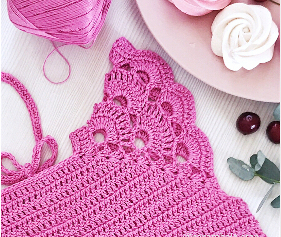 Схема узора крючком