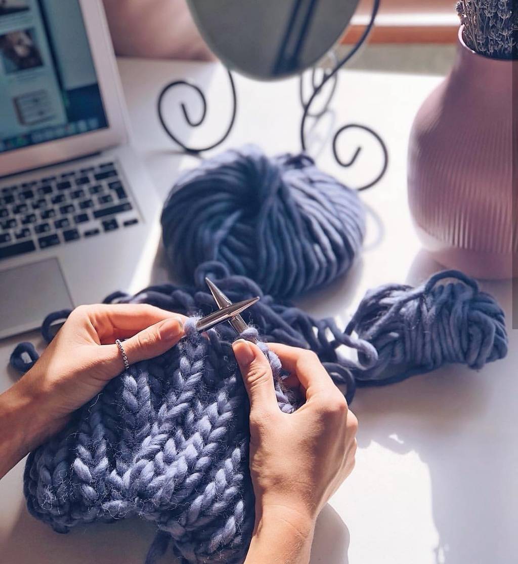 Способ вязания английской резинки