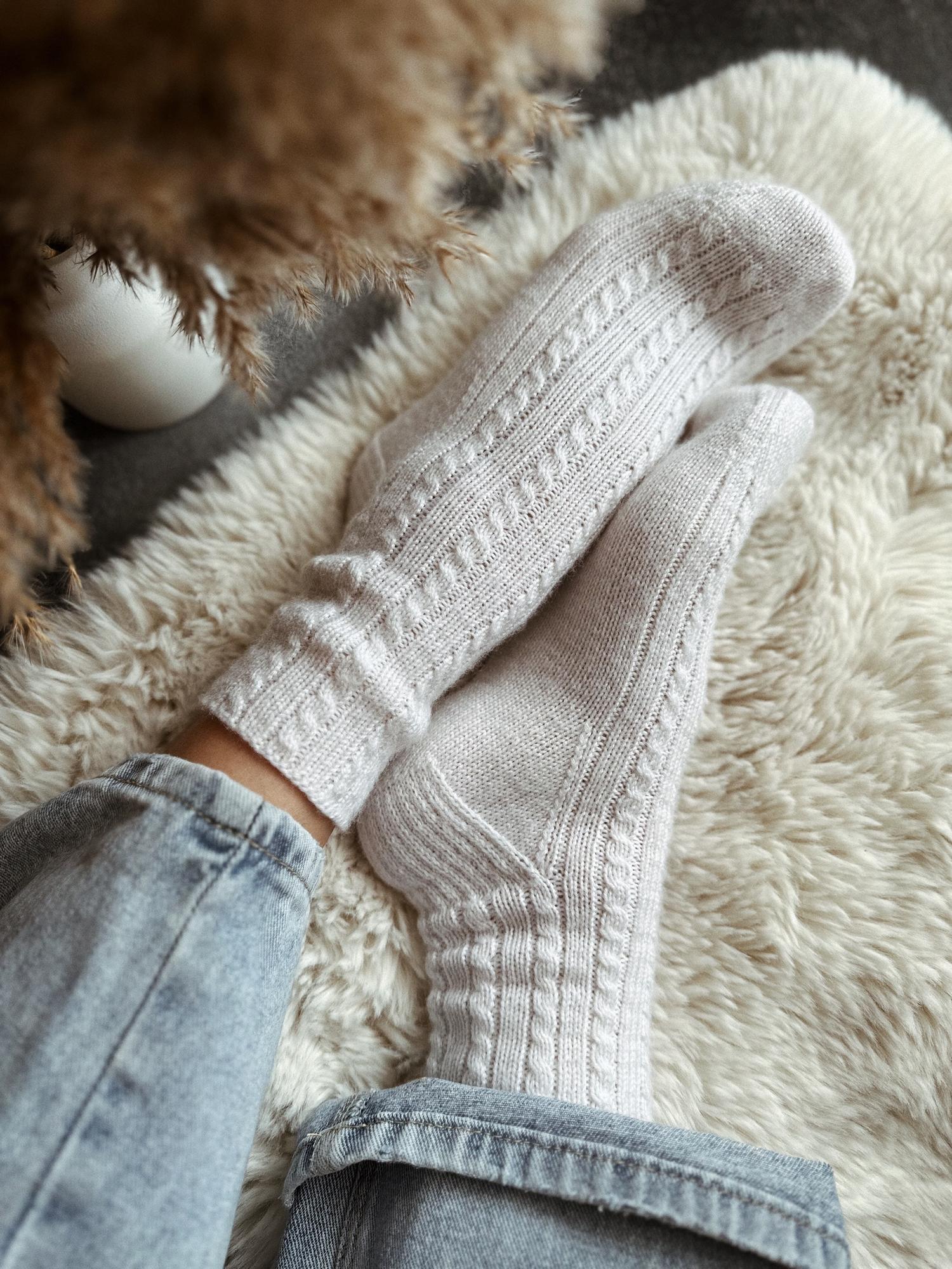 Носки с косичками "MOROZ"