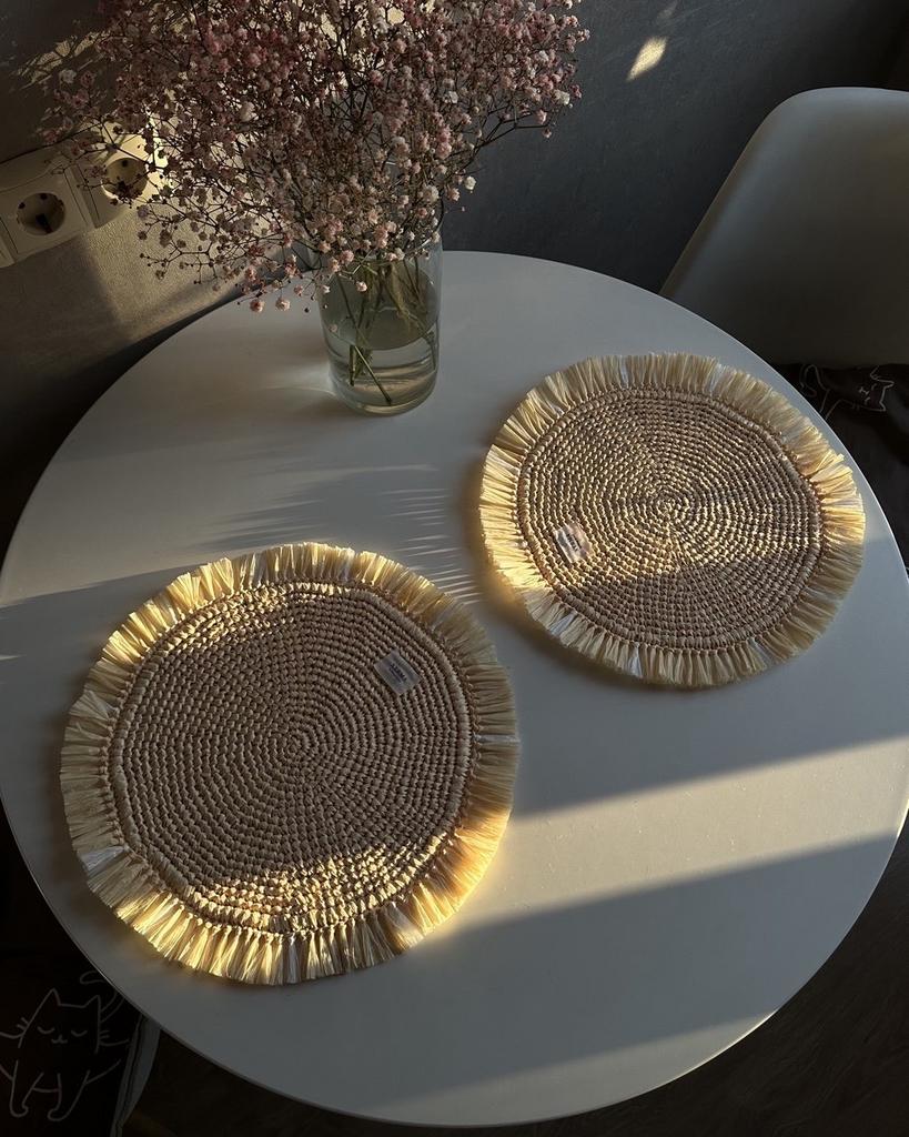 Салфетка крючком