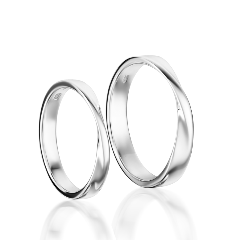 Обручальные кольца "Лента Мёбиуса"