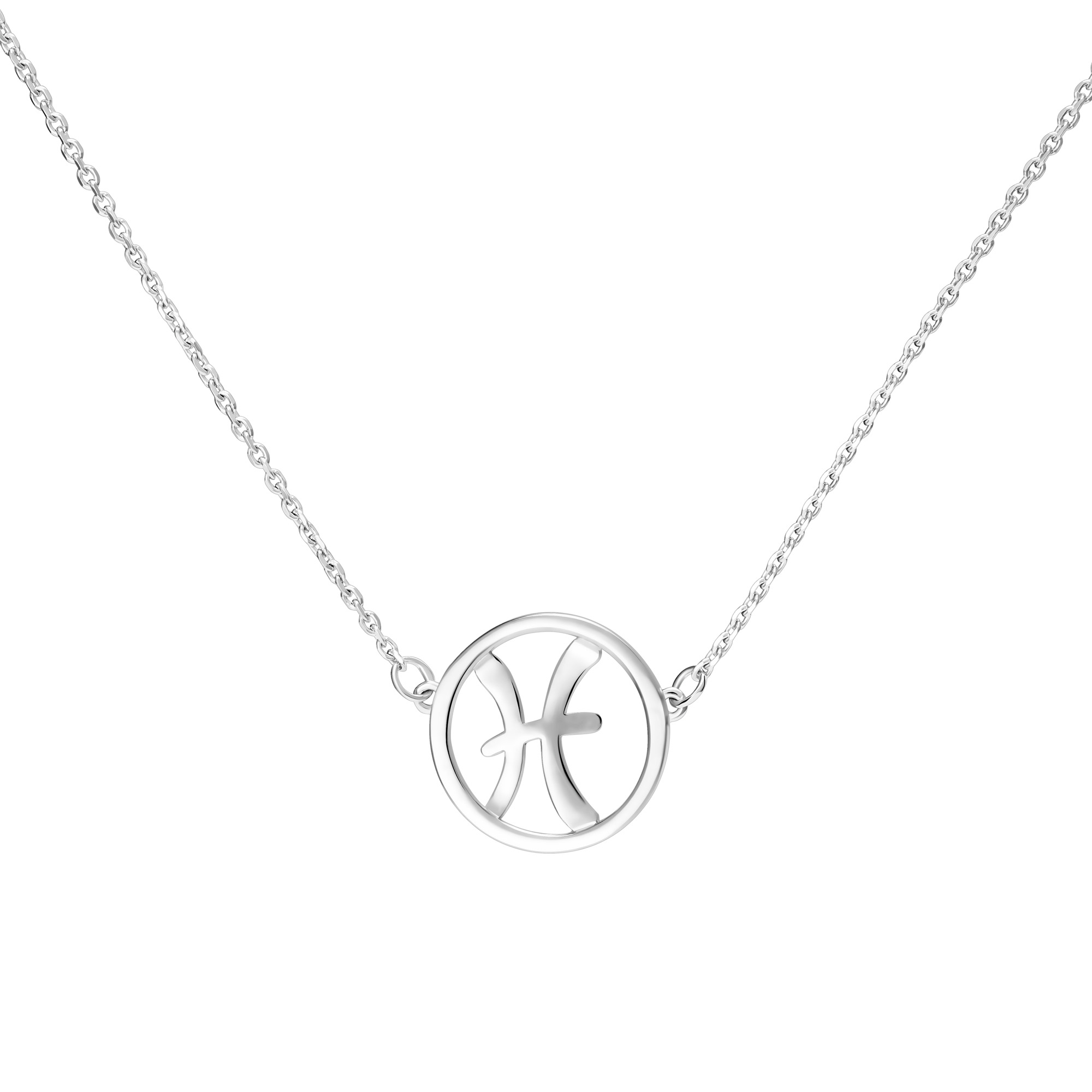 Золотая подвеска знак зодиака Рыбы