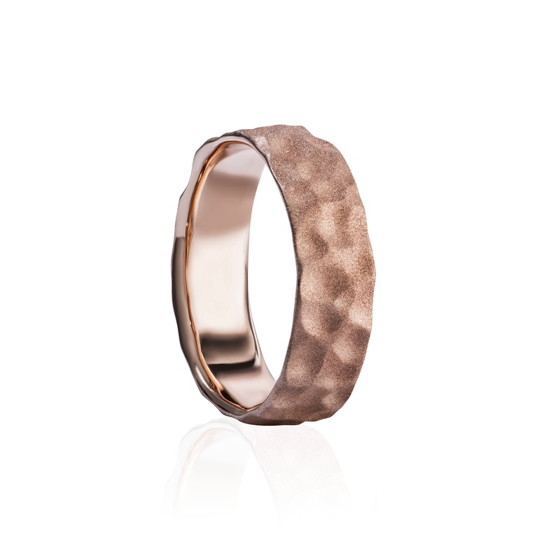 Обручальное кольцо "Песчаные дюны" (от 3,5 мм)