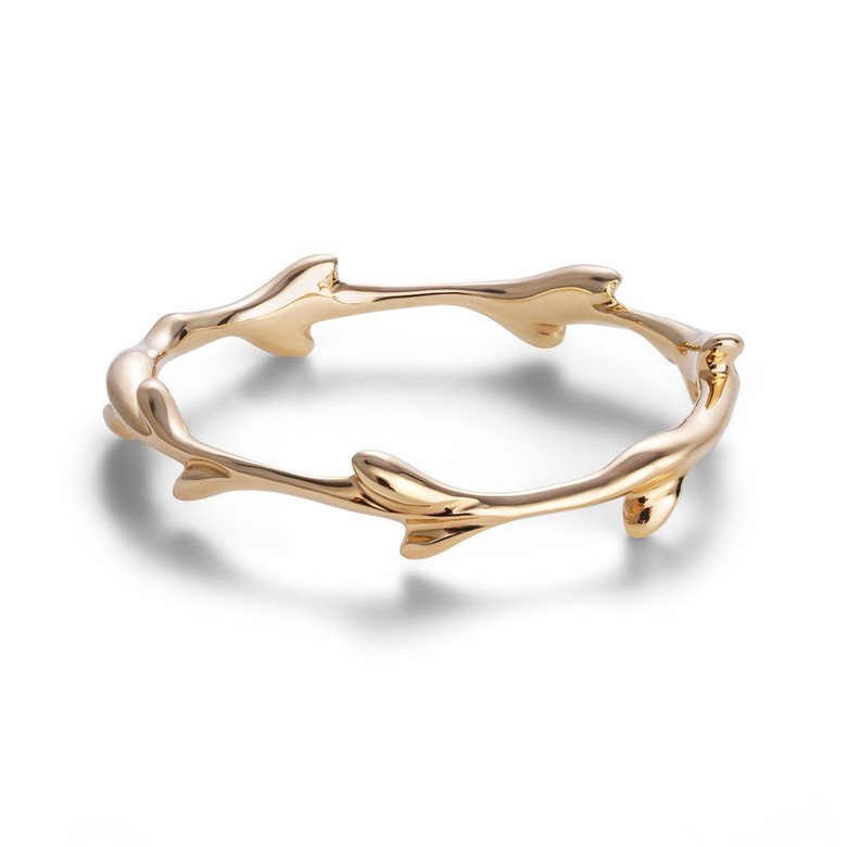 Фаланговое кольцо "Веточка" из золота