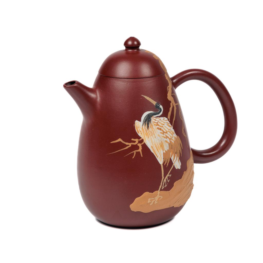 Чайник Гао Лун Дань «Журавль», глина Чжу Ни, 170 мл