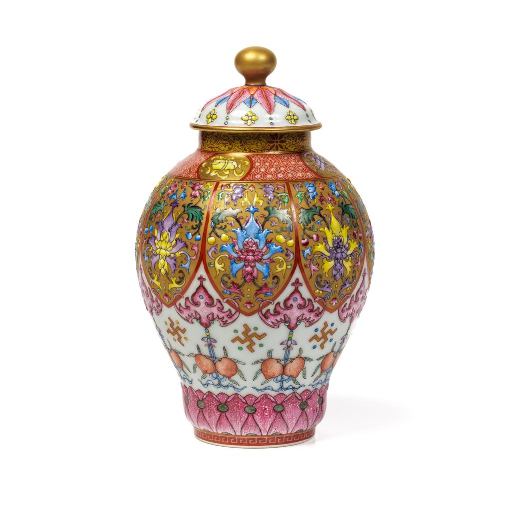 Ваза антикварная Фаланцай, фарфор