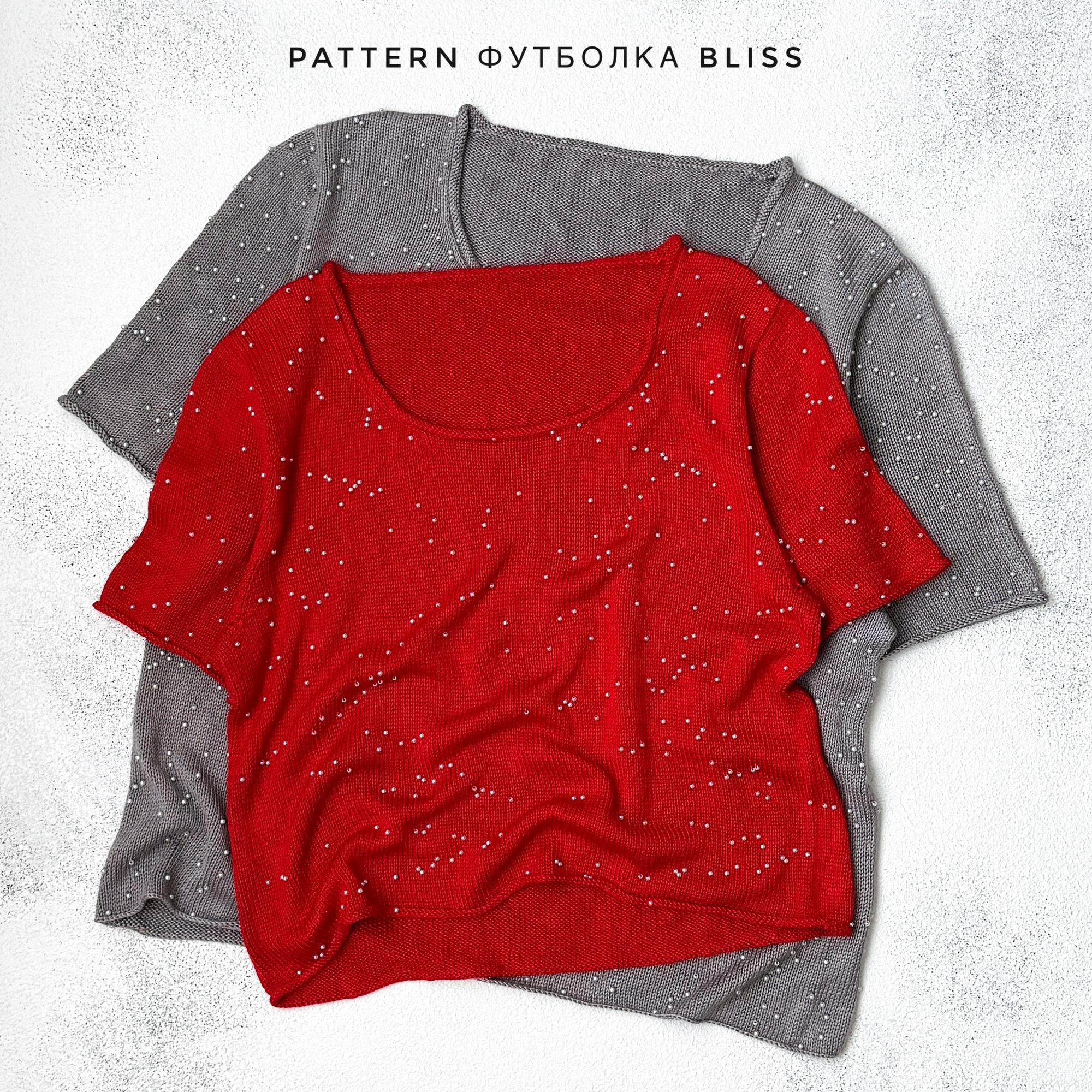 базовая женская футболка спицами как связать