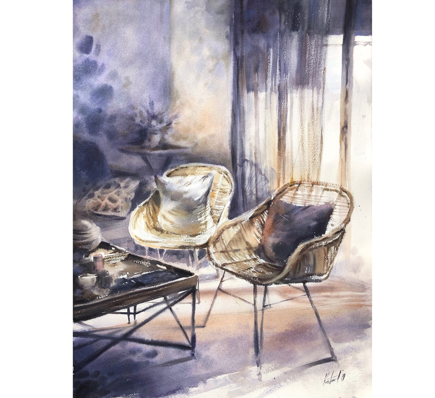 Painting “Interior ”