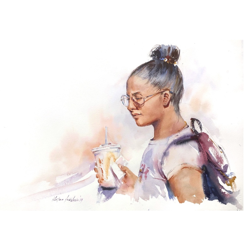 Painting “small girl”