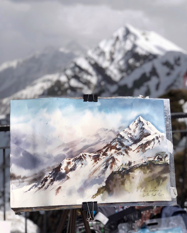 Painting “Mountains”