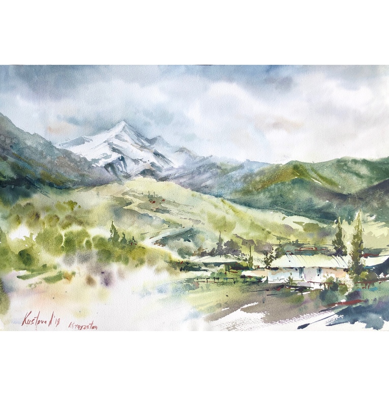 Painting “Kyrgyzstan”