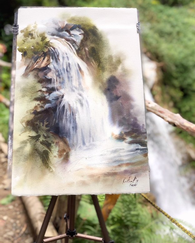 Painting “Waterfall ”