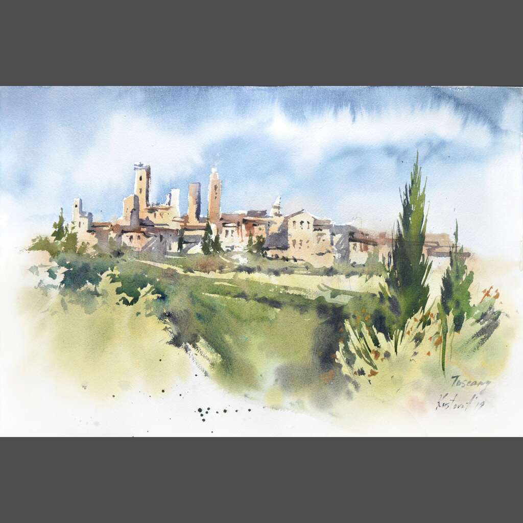 Painting “Tuscany, Austria“