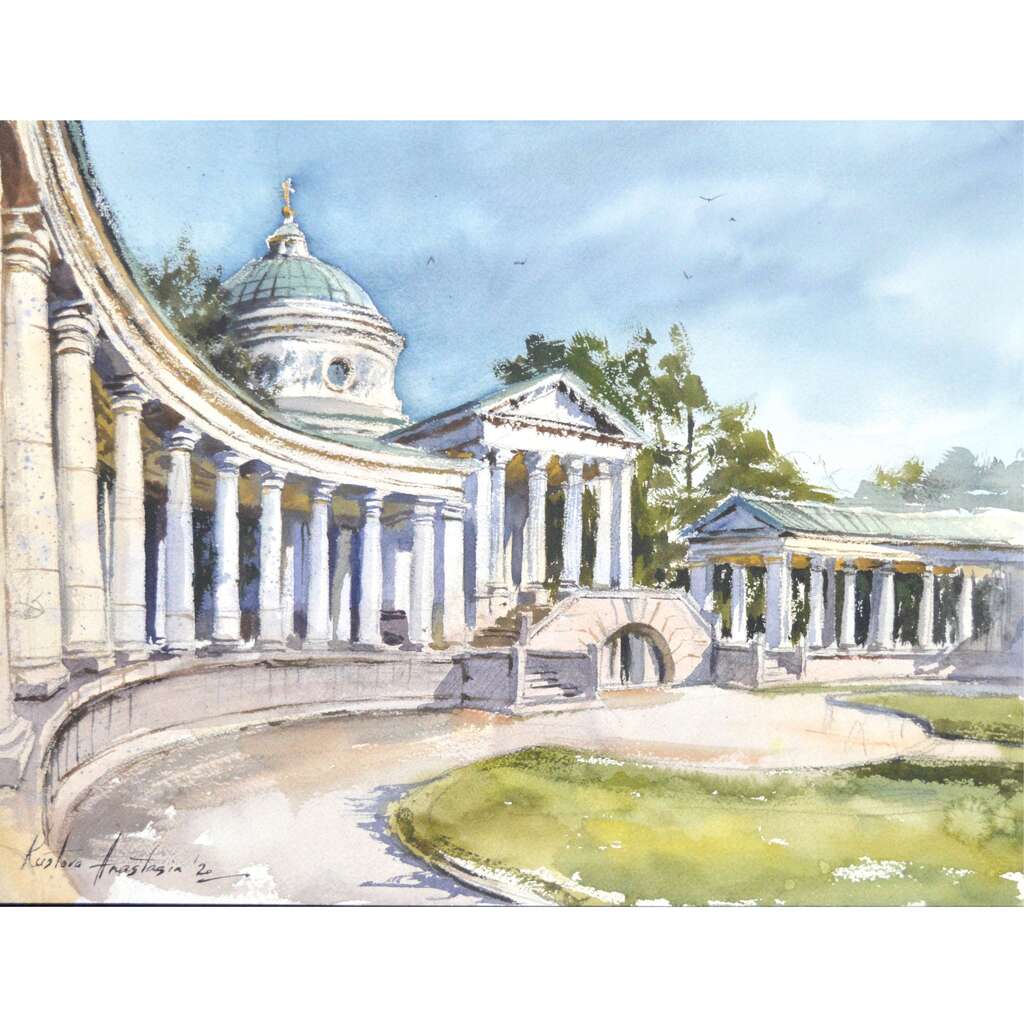 Painting “Arkhangelskoye, Moscow“