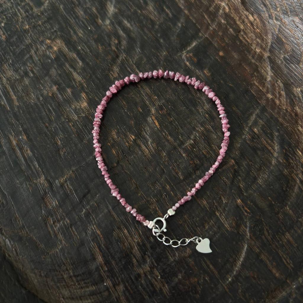 браслет из розового алмаза