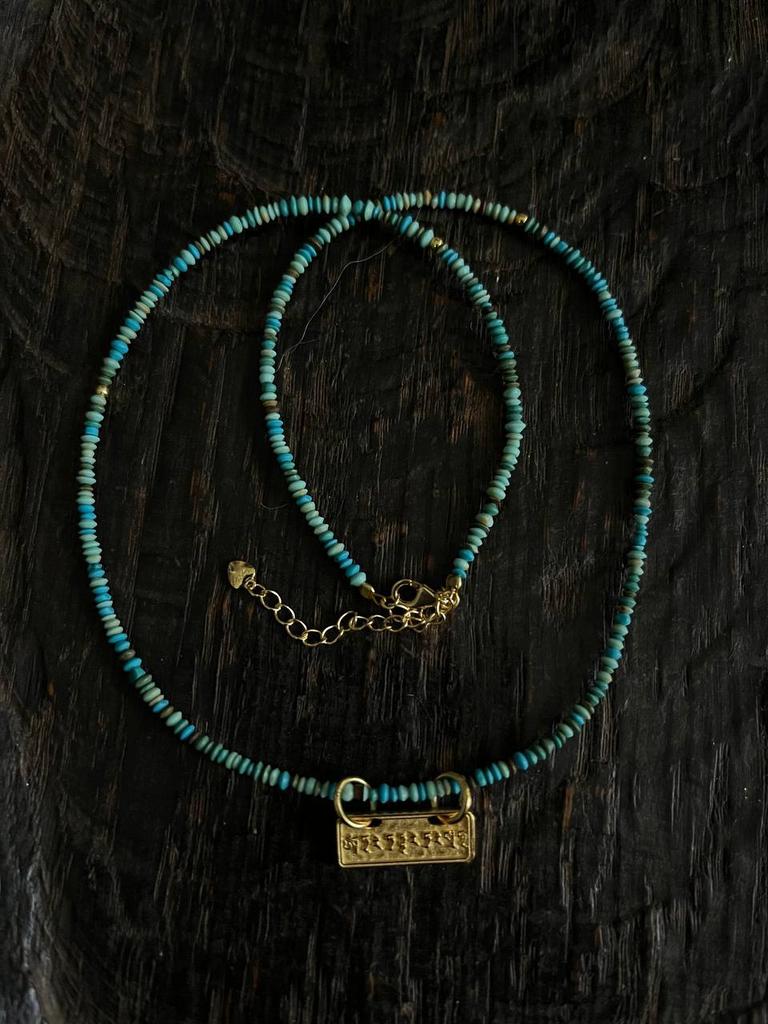 ожерелье из бирюзы с Зеленой Тарой