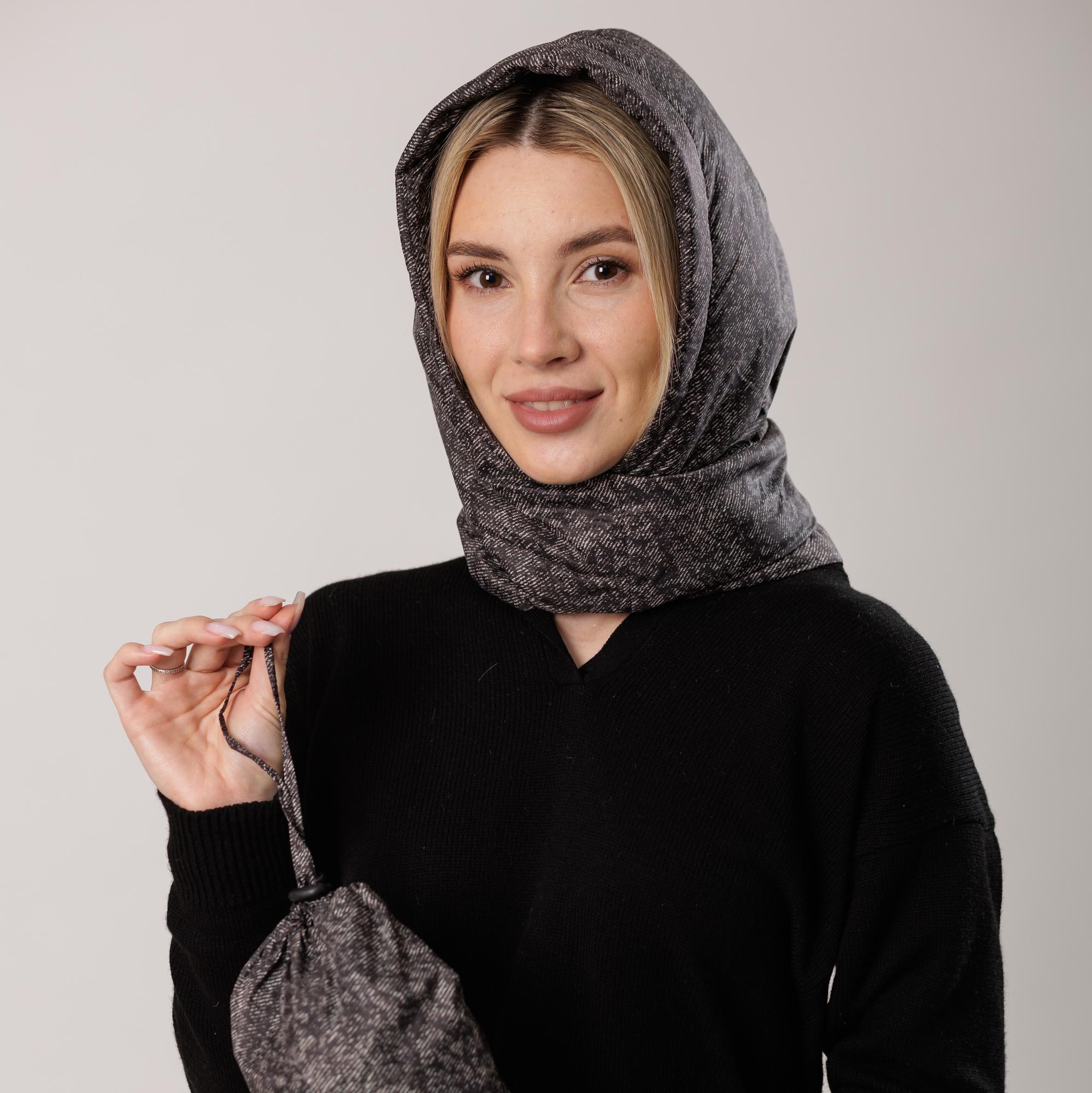 Платок утепленный из плащевки