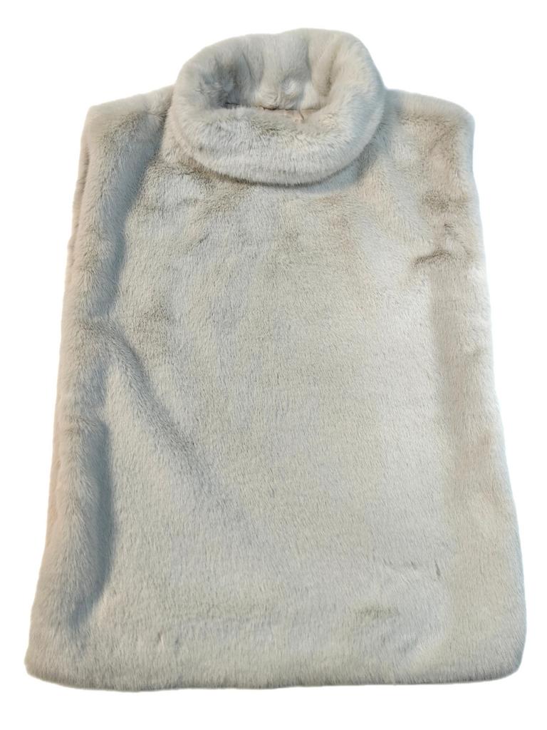 Манишка из эконорки цвет жемчуг