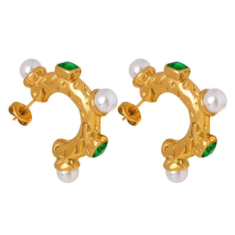 Серьги полукольца Treasure