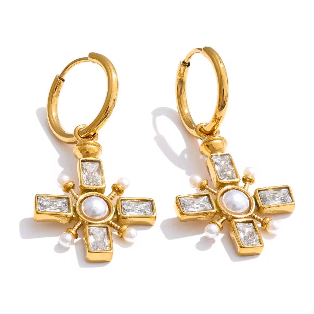 Серьги Cross