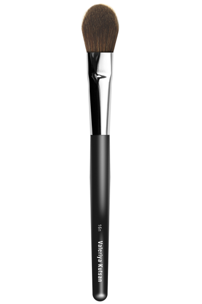 Кисть 16п для румян, пудры, скульптора, хайлайтера