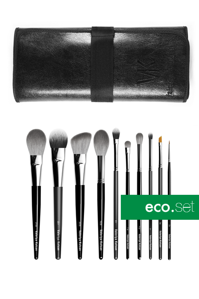 Набор кистей ECO set, 10 штук, в чехле