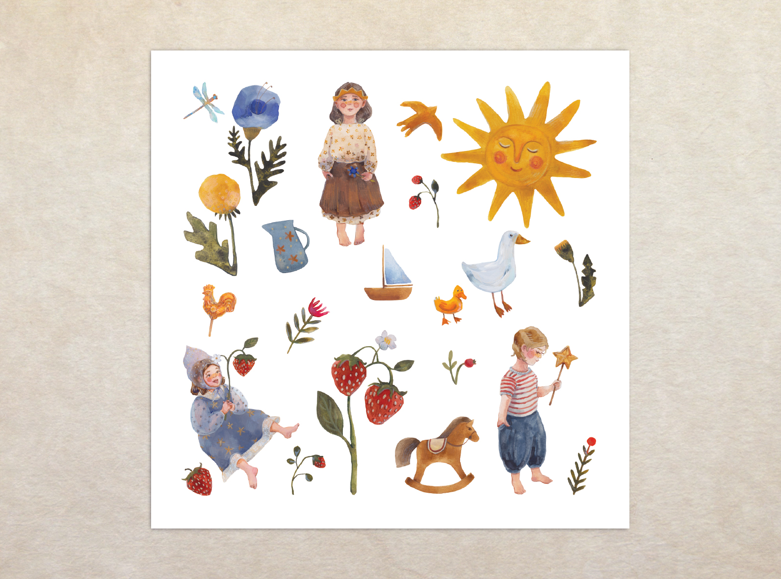 Открытка "Летнее настроение"