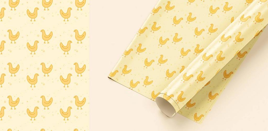 Бумага упаковочная 100*70, Птички