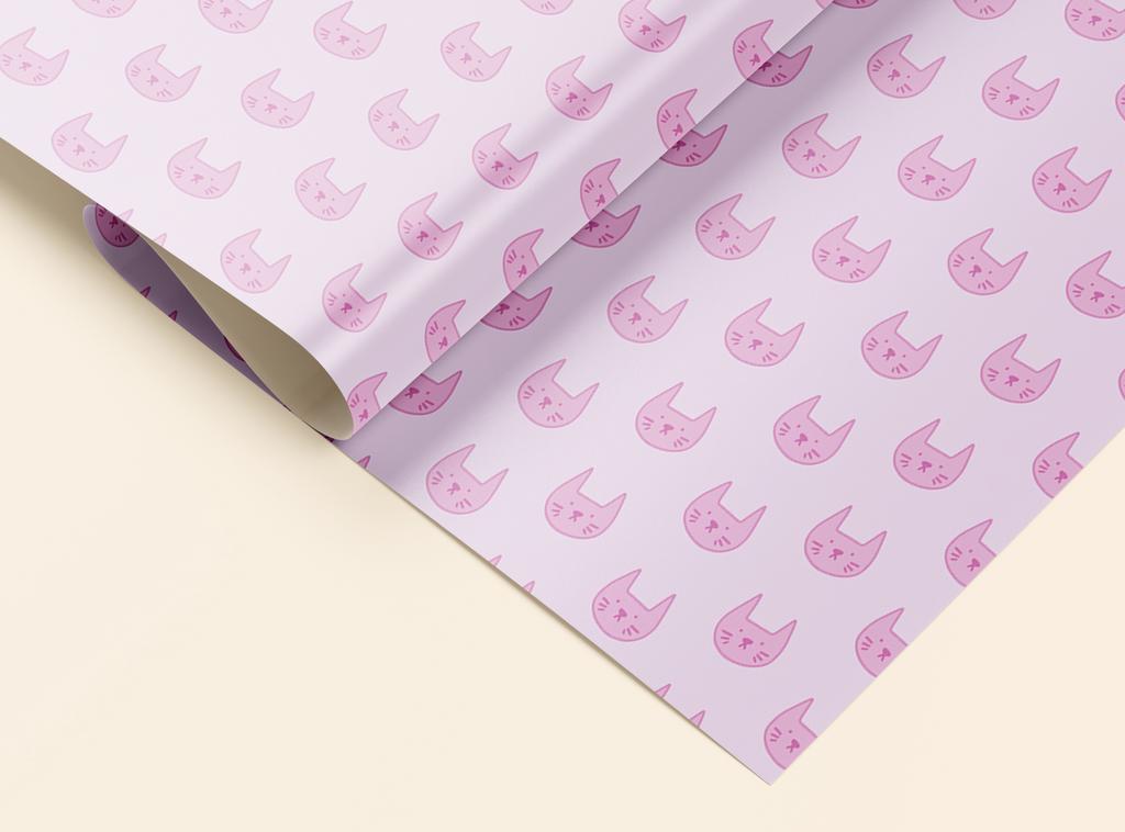 Бумага упаковочная 100*70, Котята