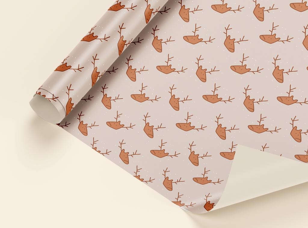 Бумага упаковочная 100*70, Лоси