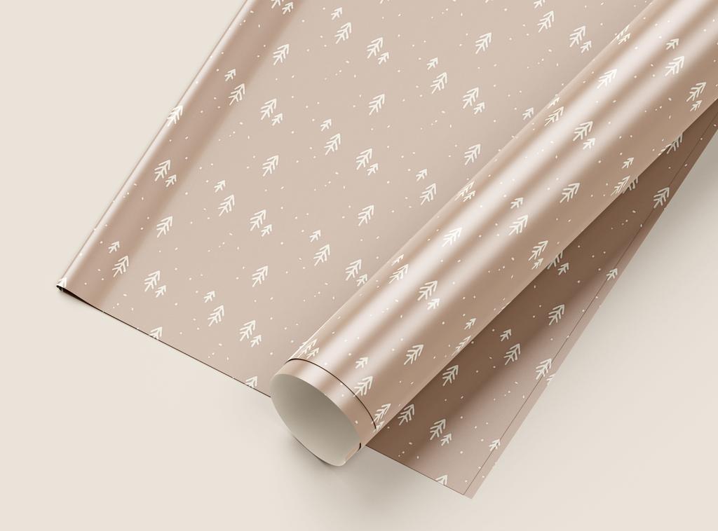 Бумага упаковочная 100*70, Ели