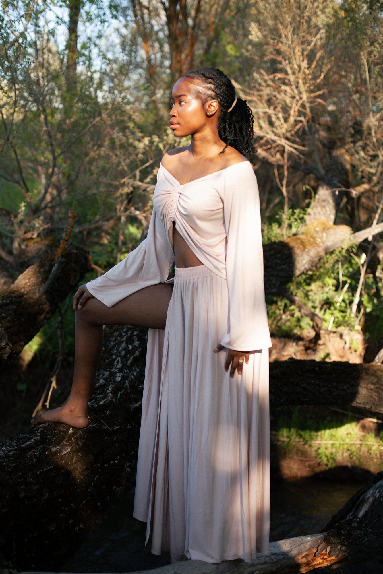 Брюки с разрезами