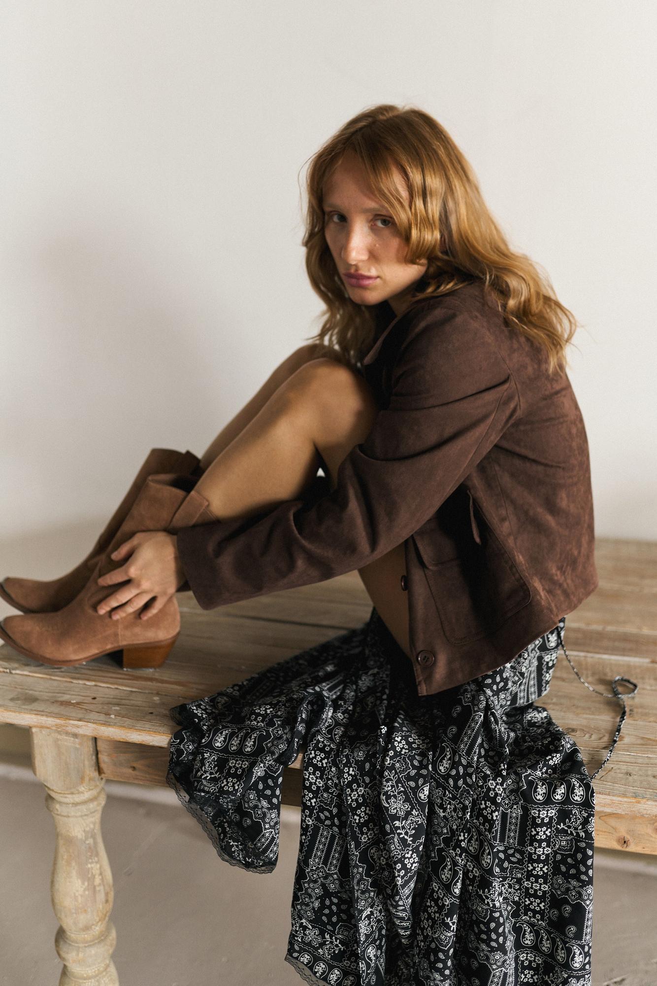 Жакет Замша