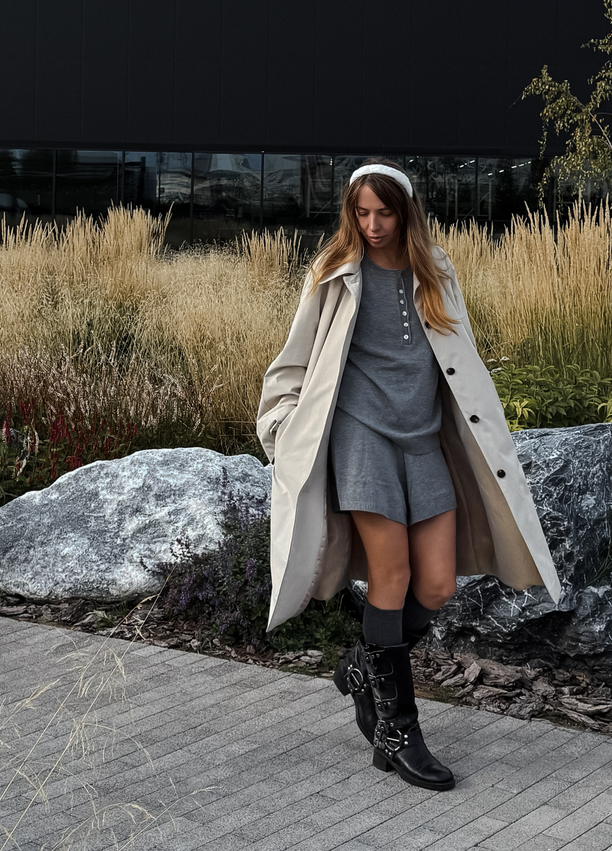 Костюм лонгслив с шортами