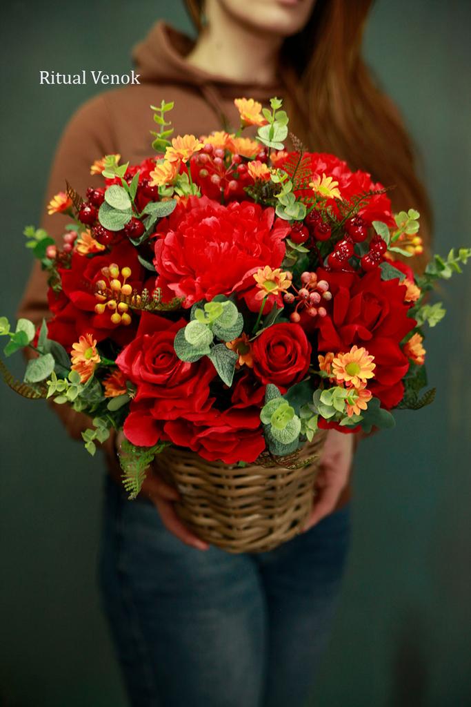 Композиция  " Альма"  высота 40см, ширина 35см